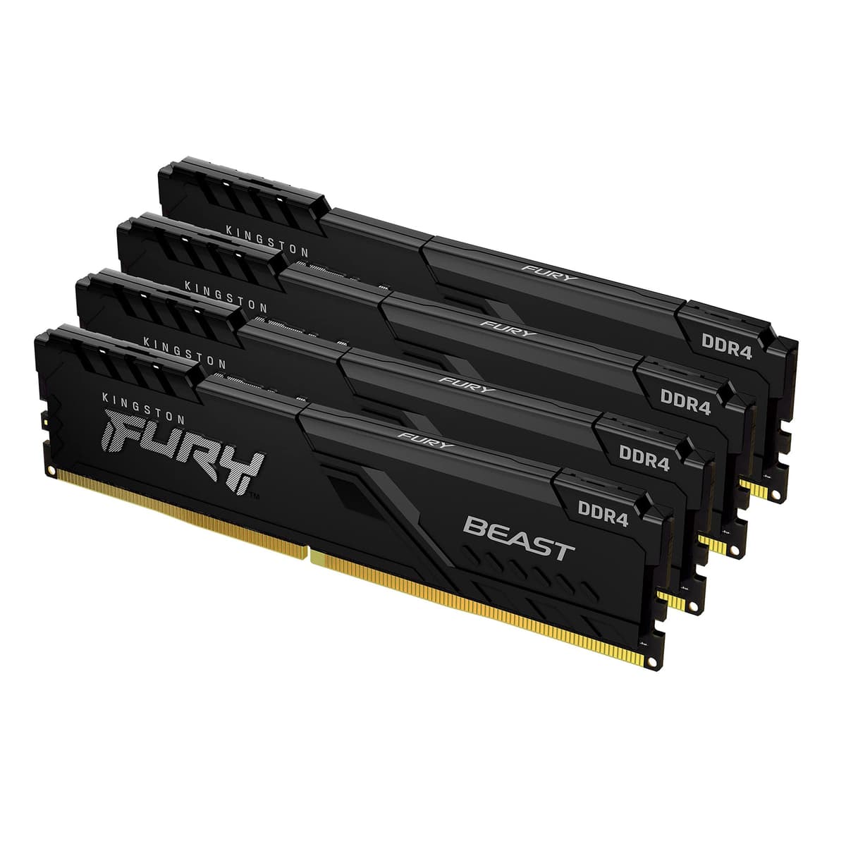 Kingston FURY Beast 64GB (2x32GB) 3200MHz DDR4 CL16 Desktop Memory Kit of 2 KF432C16BBK2/64 — view 11