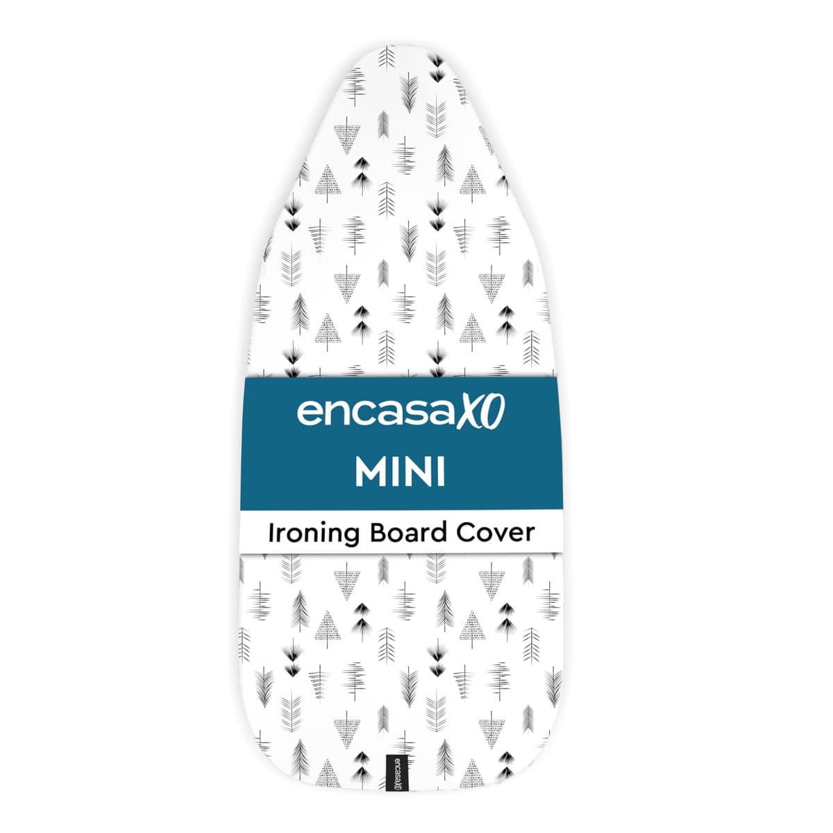 Encasa XO Ironing Board Covers and pad 125x46 cm- Thick 3mm Felt Padding, Drawstring Tightening & Lock, Heat Reflective, Scorch & Stain Resistant, for Wide Ironing Board - Big Leaves Green — view 17