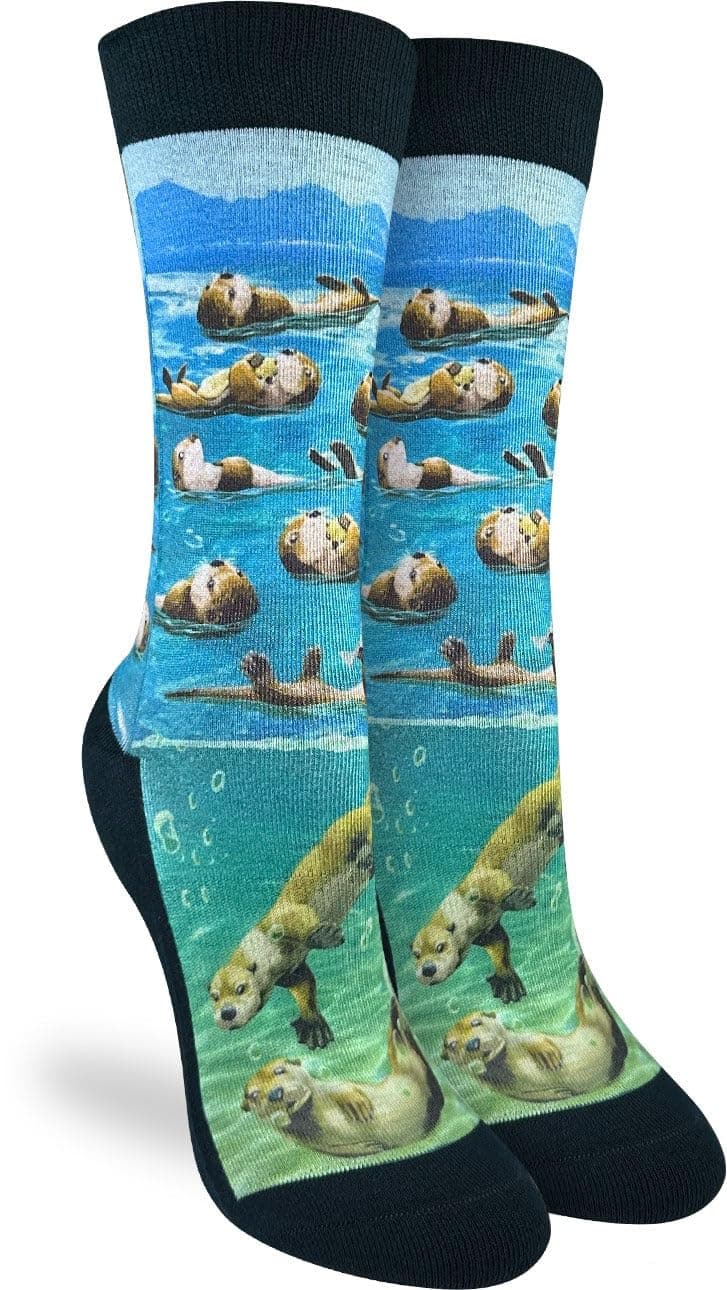 Good Luck Sock Women's Floral Dinosaurs Socks, Shoe Size 5-9 — view 166