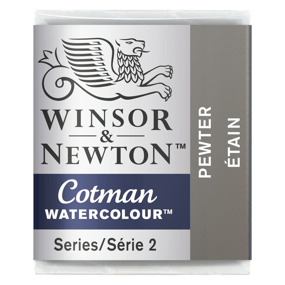 Winsor & Newton Cotman Acuarela En Pastilla, Grís De Payne, 1,9x1,6x1,1 cm — view 45