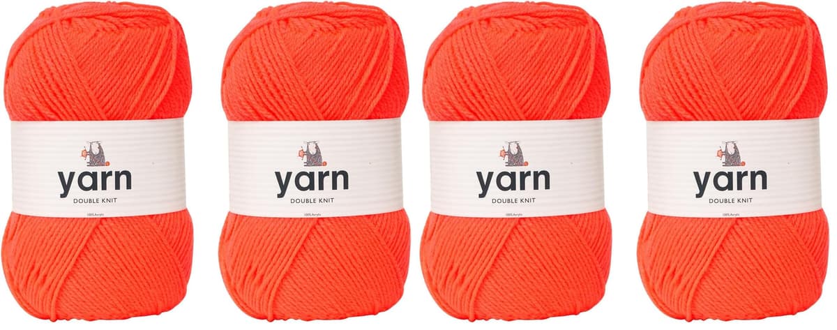 Korbond DK Beige Yarn - 100g Acrylic Wool - Lightweight, Hypoallergenic & Durable Double Knit Crochet Yarn Knitting Wool (290m Total) — view 65