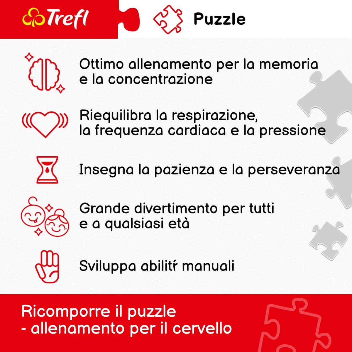 Trefl, Puzzle, Harry Potter el Mundo Mágico, de 1000 Piezas, Puzzles con Personajes, Ron, Hermione, Hogwarts, Rompecabezas, Pasatiempo Creativo, Regalo, Diversión — view 3