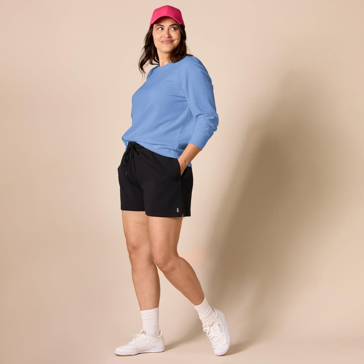 Amazon Essentials Mujer Sudadera con Cuello Redondo de Forro Polar (Disponible en Tallas Grandes) — view 142