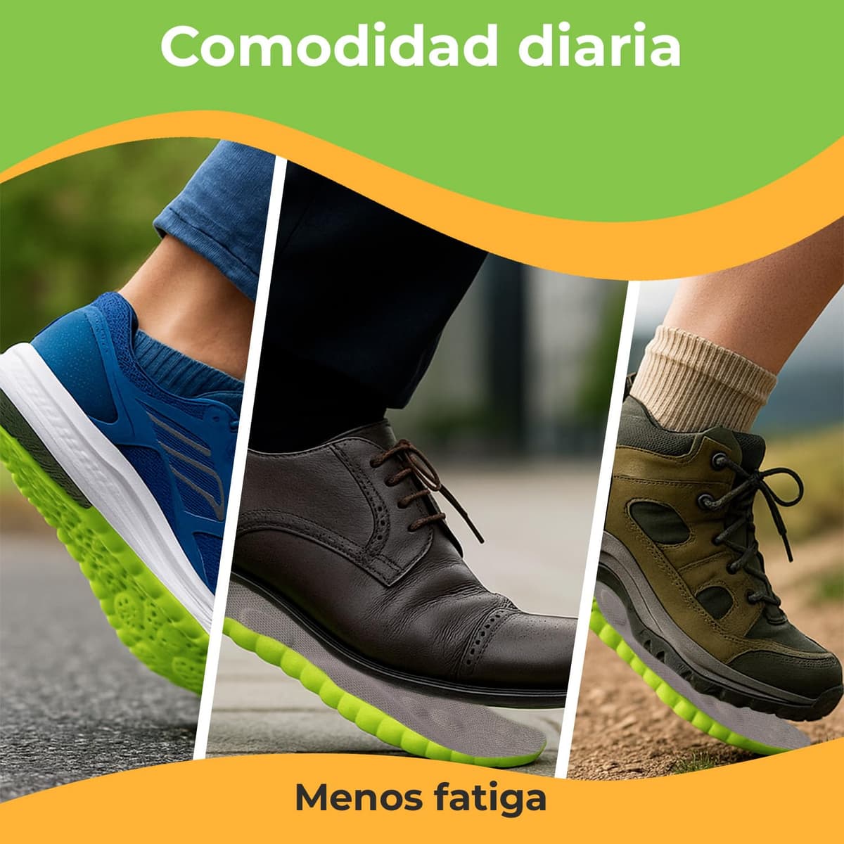 Slim Feet PRO Plantilla Nube Confort Ortopédica XXL 43-44 – Amortiguadora y Transpirable | Antideslizante | Alivio para Pies, Rodillas y Espalda – Hombre & Mujer — view 6