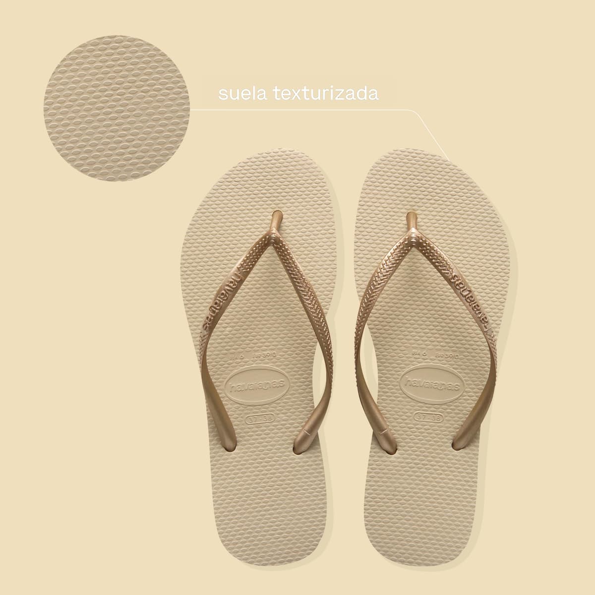 Havaianas Slim Chanclas Elegantes, Duraderas y Versátiles, con Suela Texturizada para Agarre y SoporteMujer — view 4