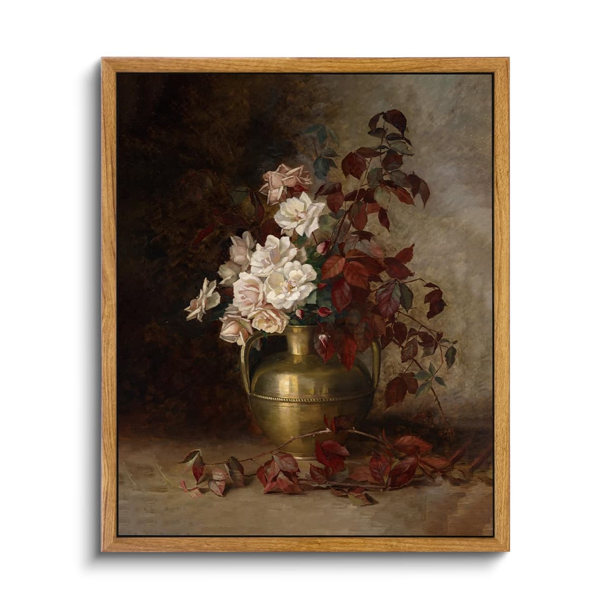 VIYYIEA Vintage Framed Black Dog Wall Art, Bedroom Living Room Minimalist Animal Art Decor, Antique Dog Canvas Print Paintings, Home Farmhouse Retro Still Life Decor, 12x16 Inch — view 83