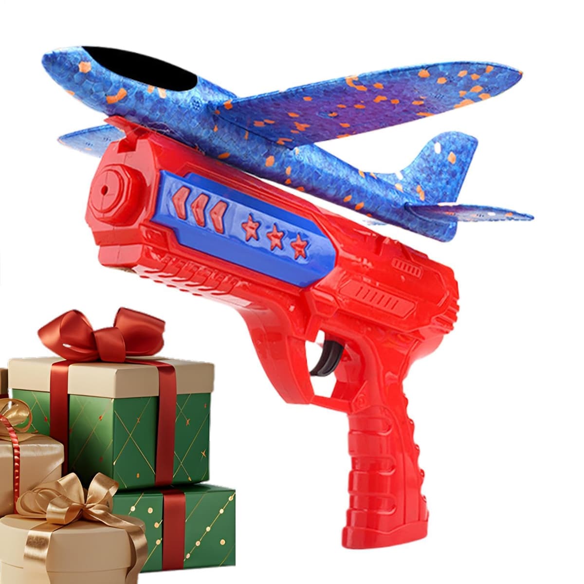 Genérico Avión Planeador: Juguete, Lanzador de Aviones de Espuma, avión catapulta con luz LED, Juego de Actividades al Aire Libre de Lanzamiento Manual fácil, Modelo de Vuelo, Equipo de Juego i — view 5