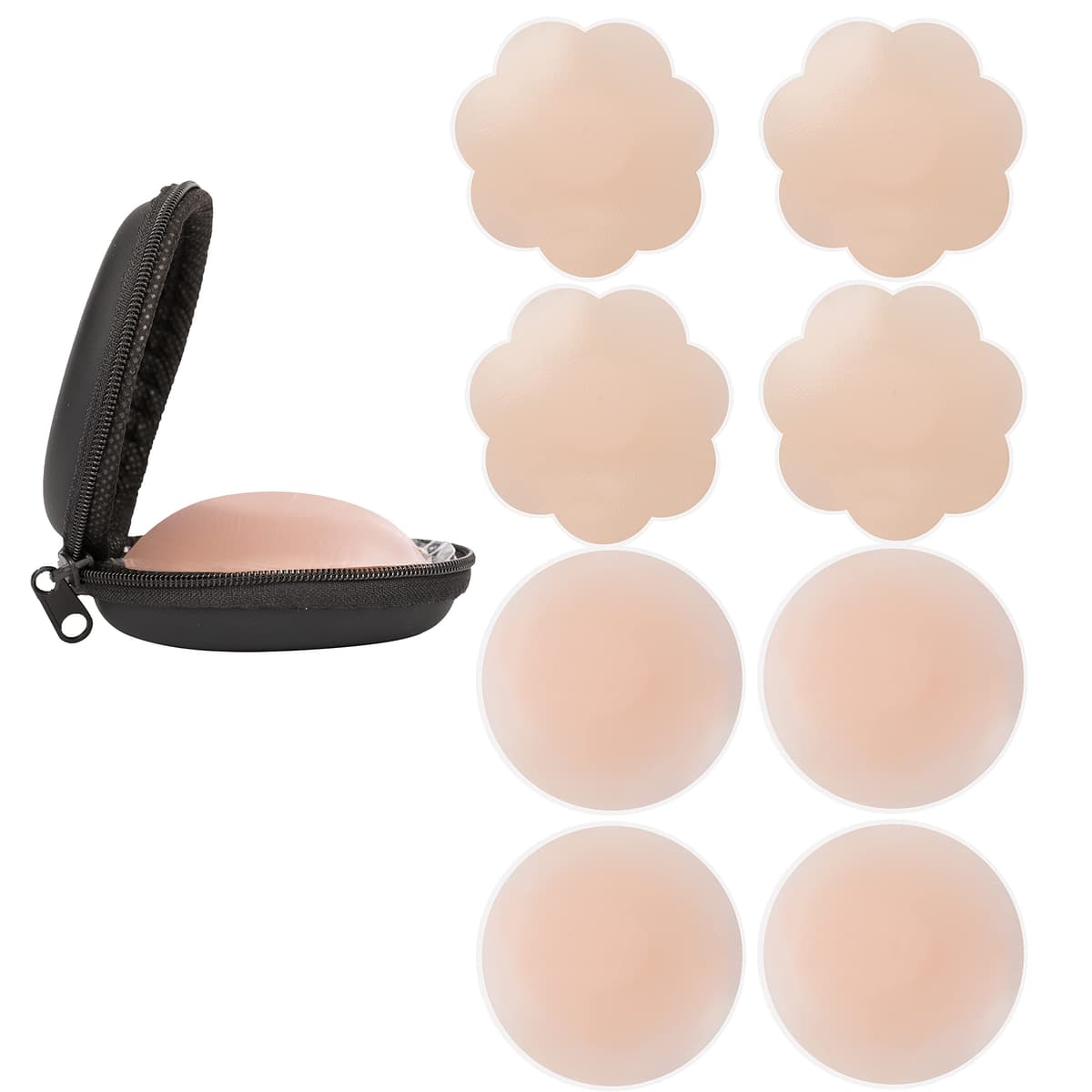 Nipple Covers - Reusable Adhesive Pasties Invisible, Seamless for Party Dresses, Wedding, Daily Wear Comfortable, Waterproof Bra Alternative — view 9