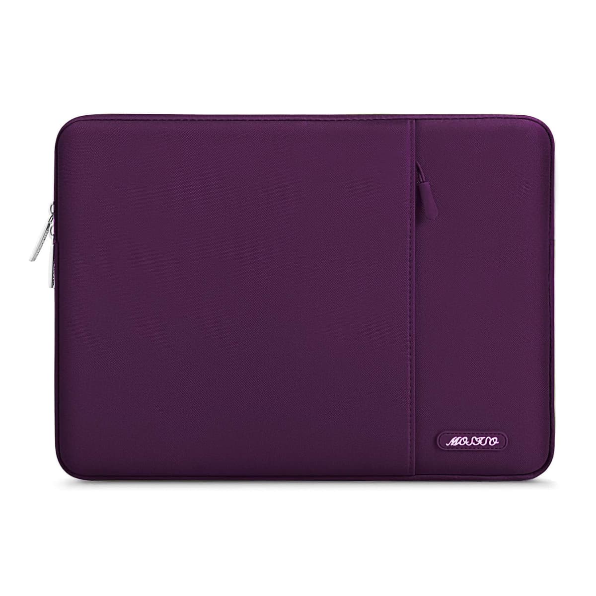 MOSISO Laptop Case 13.3 inch, 13-13.3 inch Laptop Sleeve Compatible with MacBook Air/Pro 13/Pro 14 M5 M4 M3 M2 M1, HP Dell ASUS Lenovo,Polyester Vertical Computer Sleeve Bag with Pocket, Gray — view 67