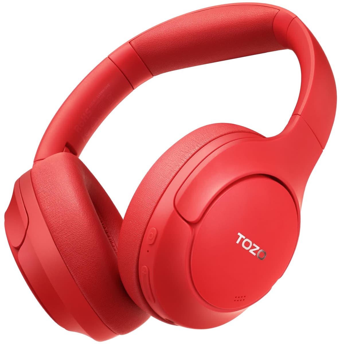 TOZO HT3 Bluetooth Headphones, Active Noise Cancelling with 5-Mic AI Chat, Wireless Over Ear Bluetooth, Hi-Res Audio, 90H Playtime, Transparency Mode, Dual Bluetooth Connection, 32 EQ Modes — view 10