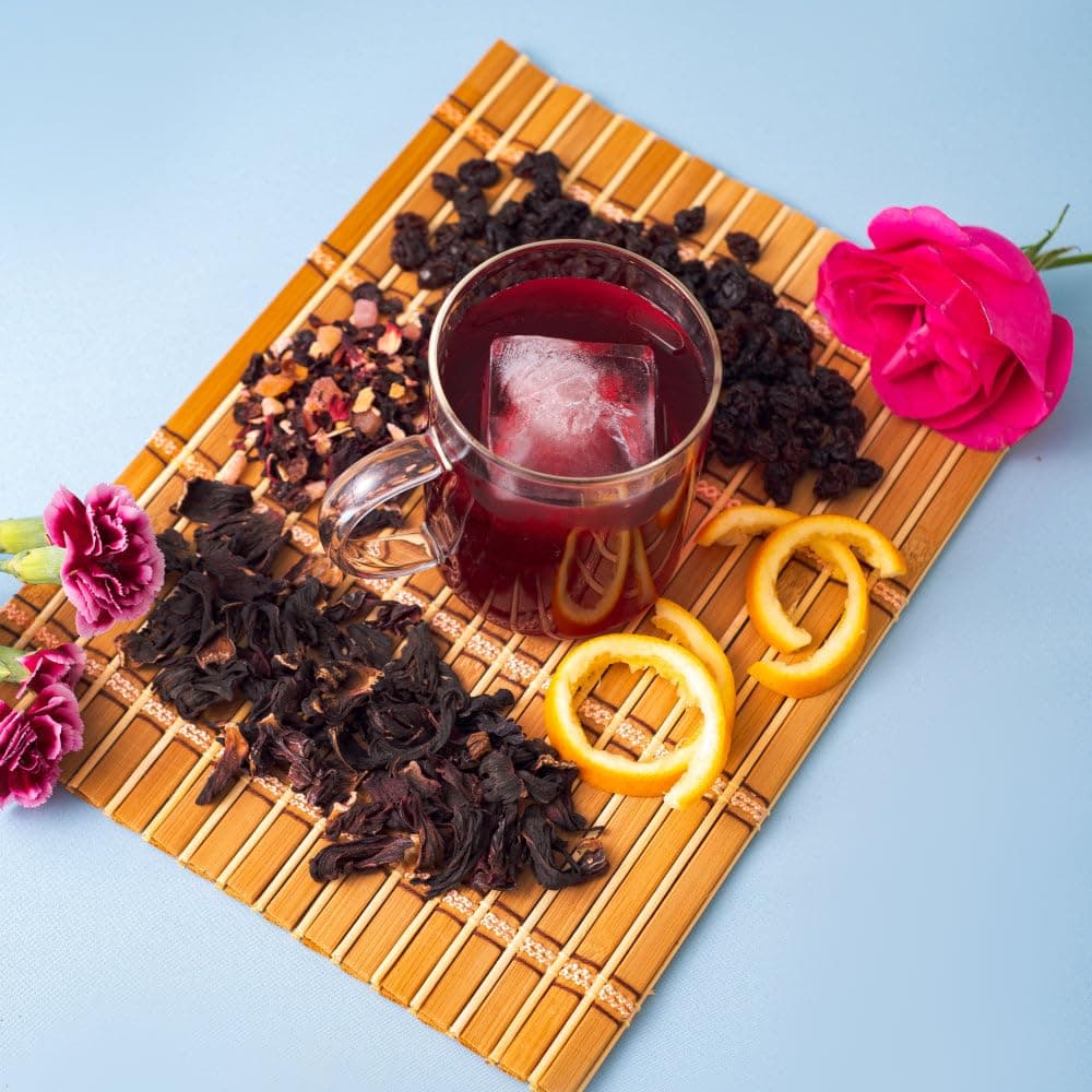 TEA SHOP - Infusión Cocktail de Frutas 250g - 125 Tazas - Infusión a Granel - Aromática y vitamínica de fruta y flores con hibisco, piña, papaya, pasas, escaramujo y naranja - Propiedades — view 3