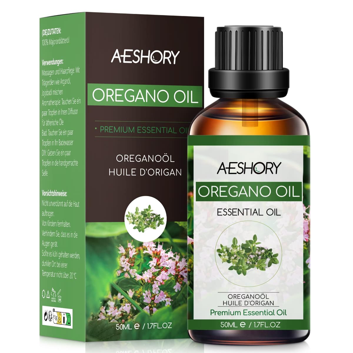 AESHORY Aceite Esencial de Rosa 50ML, Natural Aceite de Aromaterapia de Rosa, Aceites de Fragancia Premium para Humidificador, Masaje, Baño, Cuidado la Piel, Relajación y Calma — view 36
