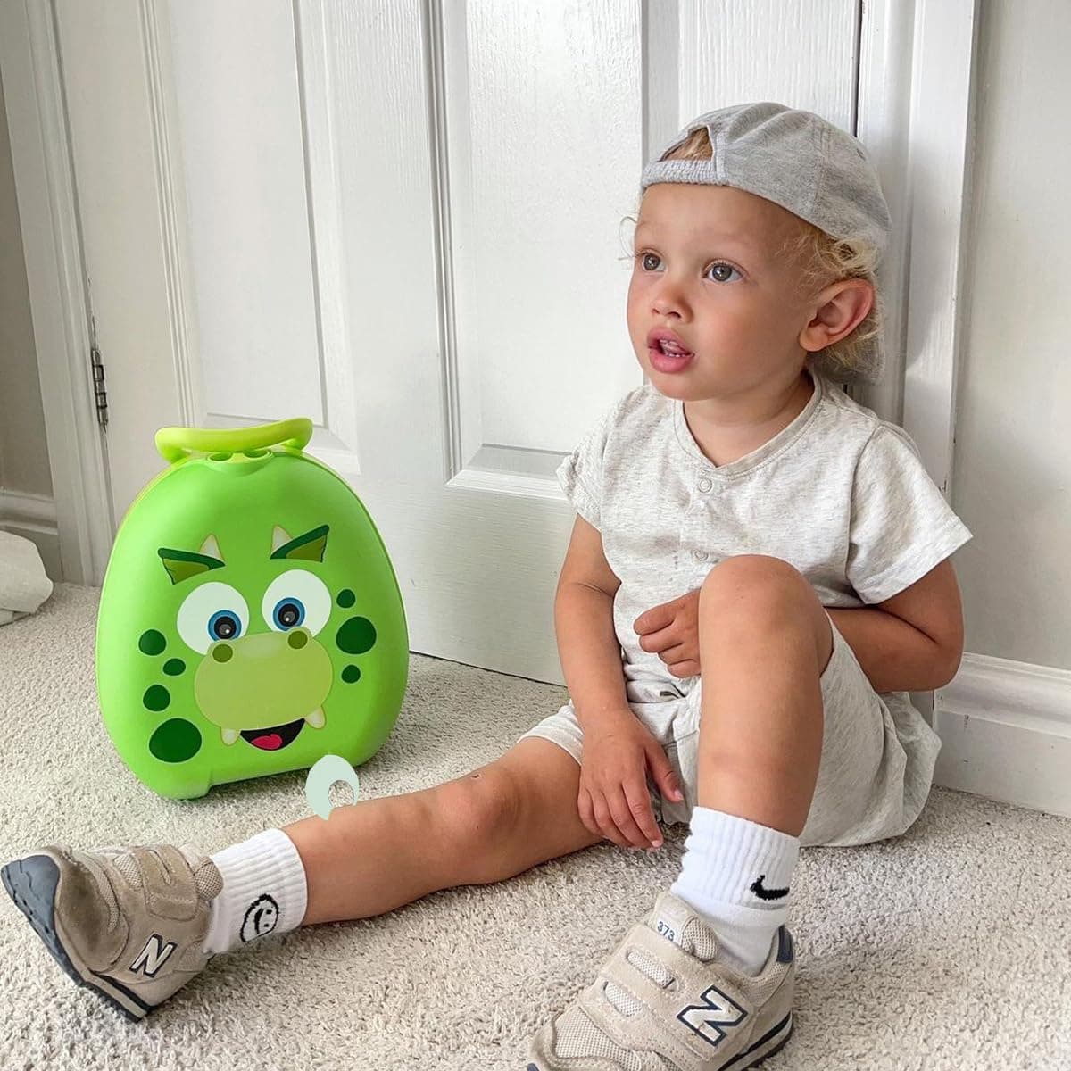 My Carry Potty - Travel Potty, Award-Winning Portable Toddler Toilet Seat for Kids to Take Everywhere (Dino) — view 6