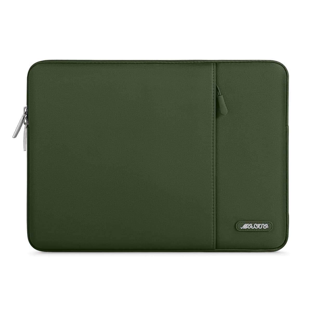 MOSISO Laptop Case 13.3 inch, 13-13.3 inch Laptop Sleeve Compatible with MacBook Air/Pro 13/Pro 14 M5 M4 M3 M2 M1, HP Dell ASUS Lenovo,Polyester Vertical Computer Sleeve Bag with Pocket, Gray — view 21