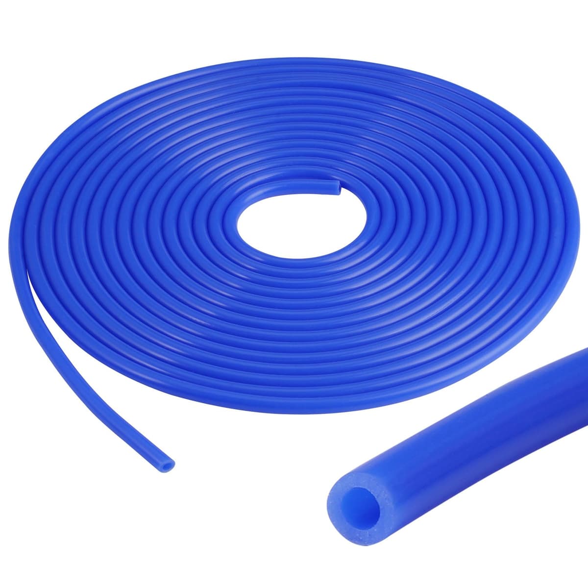 5 Metros Manguera de Vacío, 3 mm Diámetro Interior, 5 mm Diámetro Exterior Manguera de Vacio Automoción, Alta Temperatura Manguera de Silicona para Aire, Bombas, Turbinas Dd Aire y Válvulas de Vacío