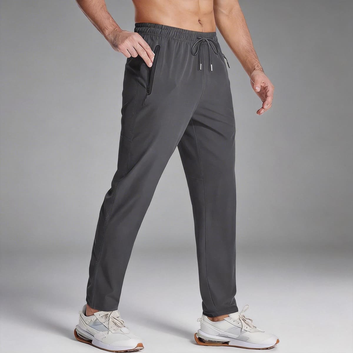 Pantalones deportivos ligeros de secado rápido para hombre, para correr, gimnasio, trotar — view 5