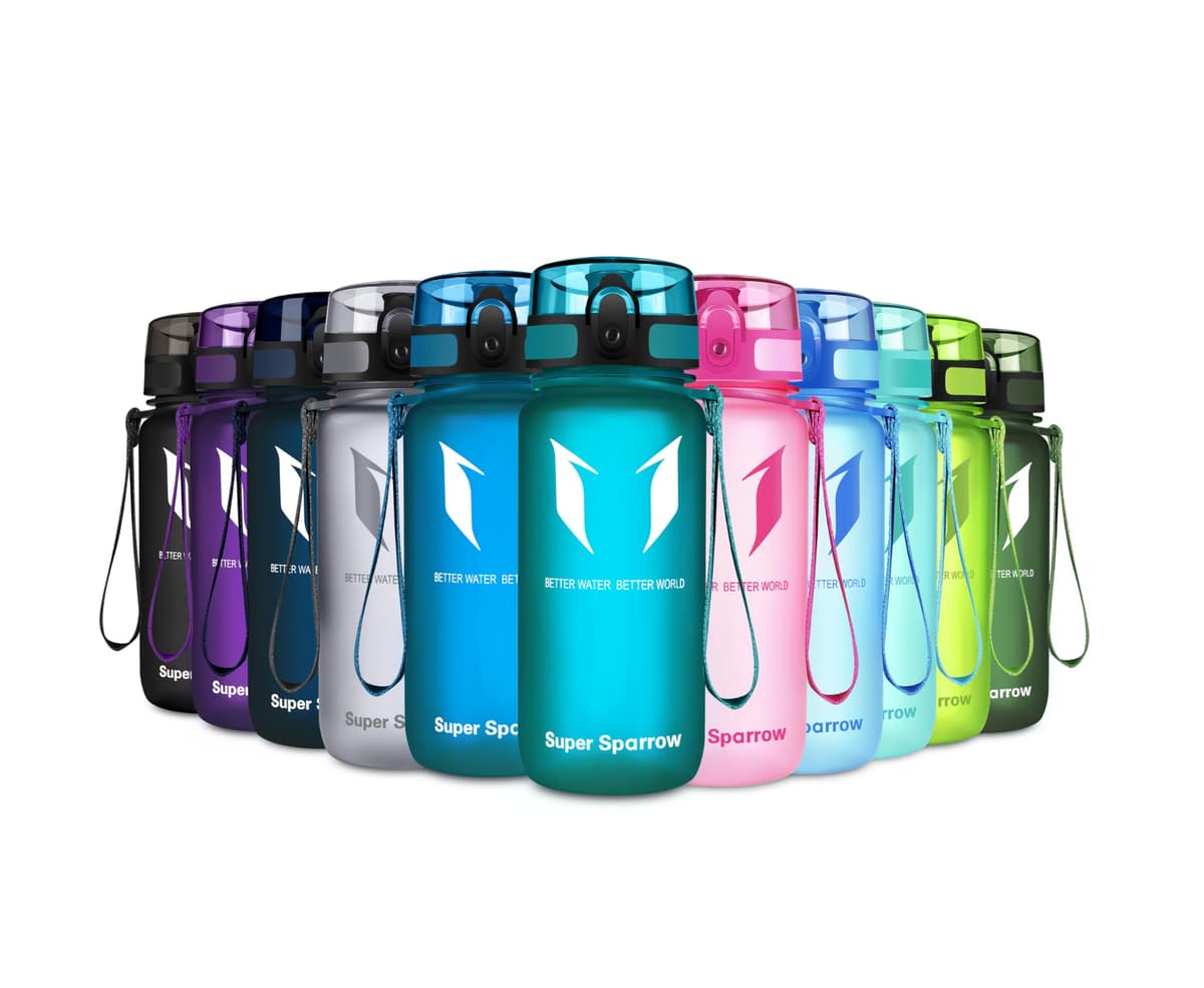 Super Sparrow Botella de Agua Deportiva -350ml & 500ml & 750ml & 1000ml - Sin BPA — view 93