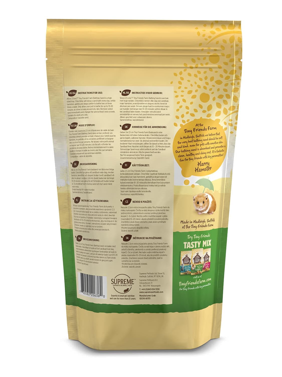 Supreme Petfoods Chinchilla Bathing Sand, 1 kg — view 3