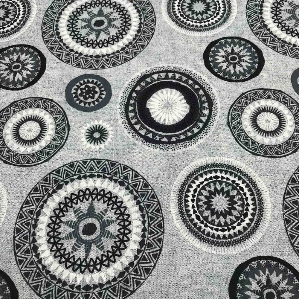Kt KILOtela - Tela Loneta Estampada, Decoración, Tapizar, Cojines, Cortinas, Bolsos, Manteles, Costura Creativa, 100 cm Largo x 280 cm Ancho, Flores Sevilla, Rosa, Azul ─ 1 Metro — view 32
