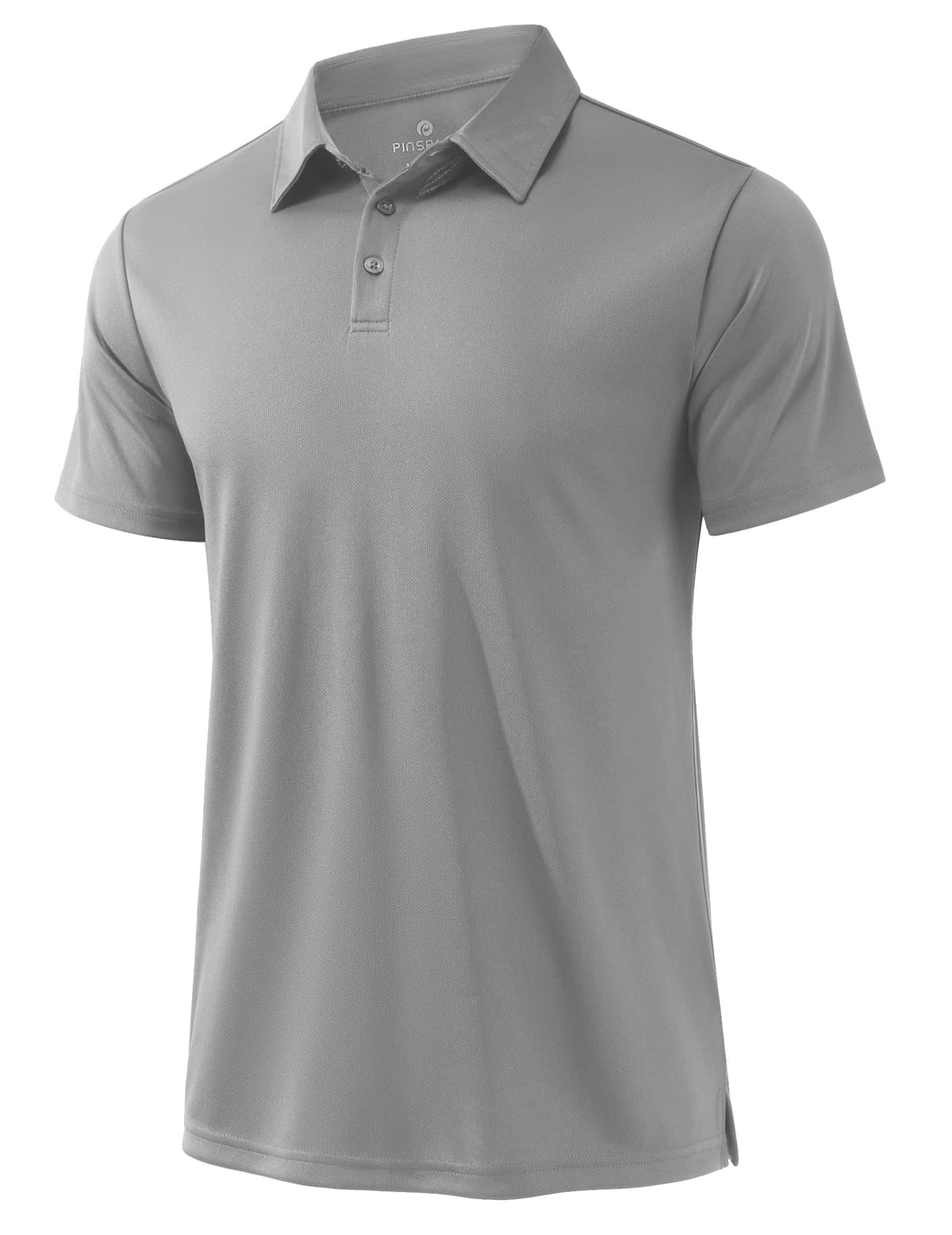 PINSPARK Mens Golf Shirt 3 Buttons Quick Dry Polo Shirts for Men Short Sleeve Casual Stylish Collared Polo Shirts — view 12