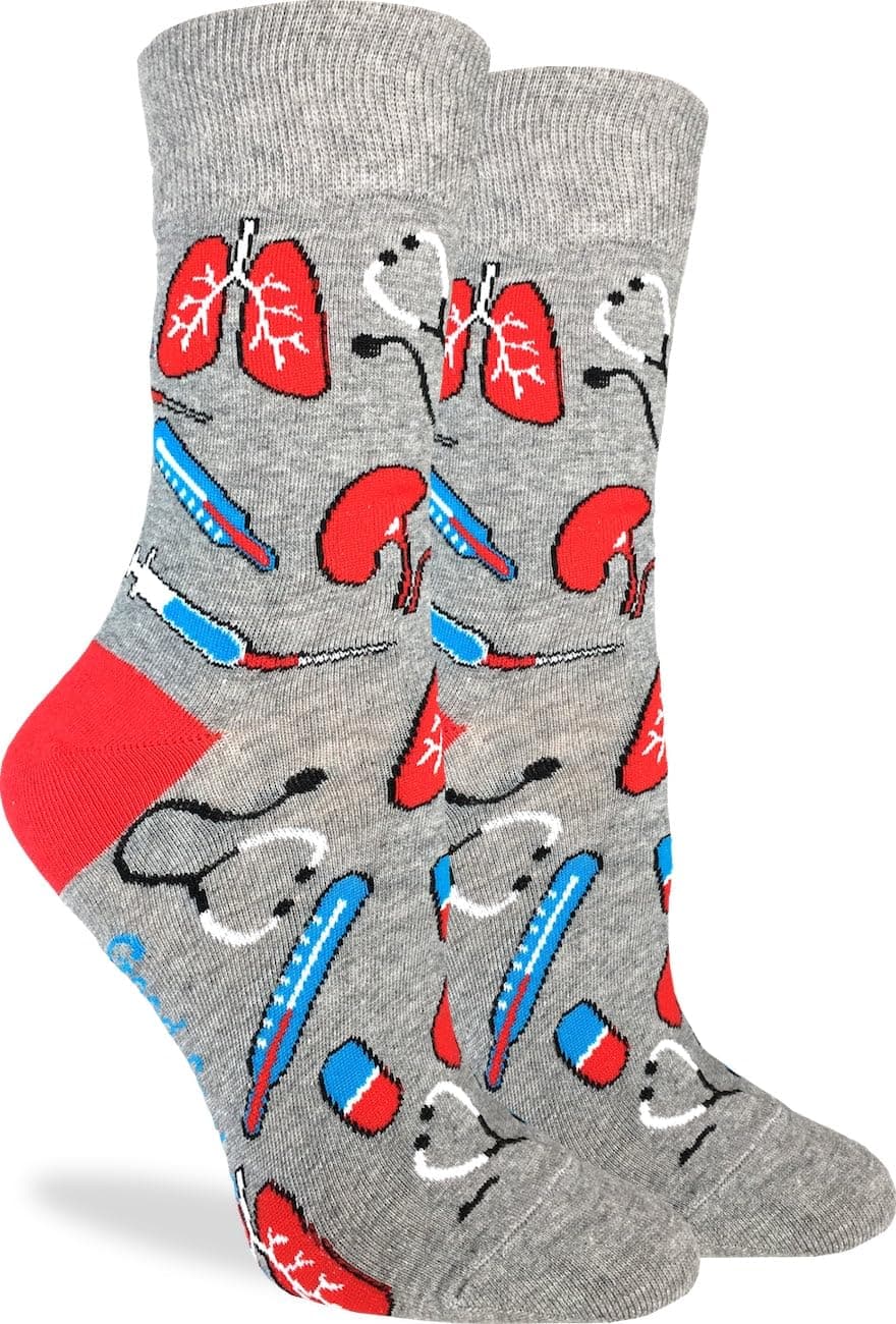 Good Luck Sock Women's Floral Dinosaurs Socks, Shoe Size 5-9 — view 172