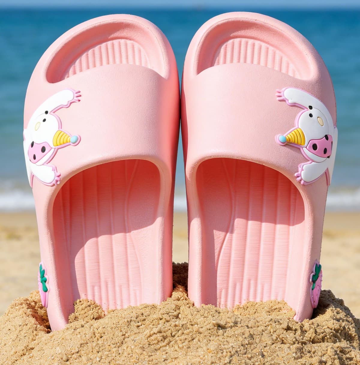 Chanclas de Baño Antideslizantes para Niños y Niñas - Ultraligeras <130g (Tallas 26/27 EU) - 26-38 EU, Sandalias Zapatillas EVA para Baño, Playa, Piscina, Jardín Interior y Exterior — view 7