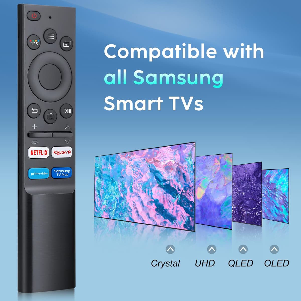 Mando para Samsung-Smart-TV,Universal Mando a Distancia para Original Samsung Televisión — view 2