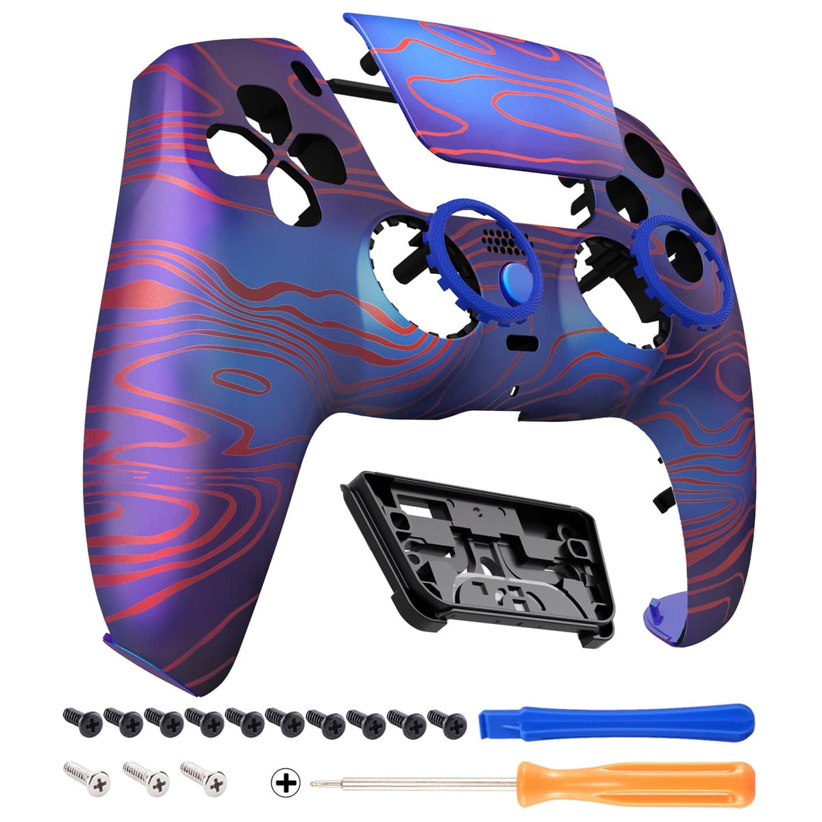 eXtremeRate Luna Rediseñado Carcasa Frontal con Panel Táctil Compatible con ps5 BDM-010 BDM-020 BDM-030 BDM-040 Carcasa Delantera Placa Frontal Funda Portectora Compatible con ps5(Efectivo de $100) — view 43