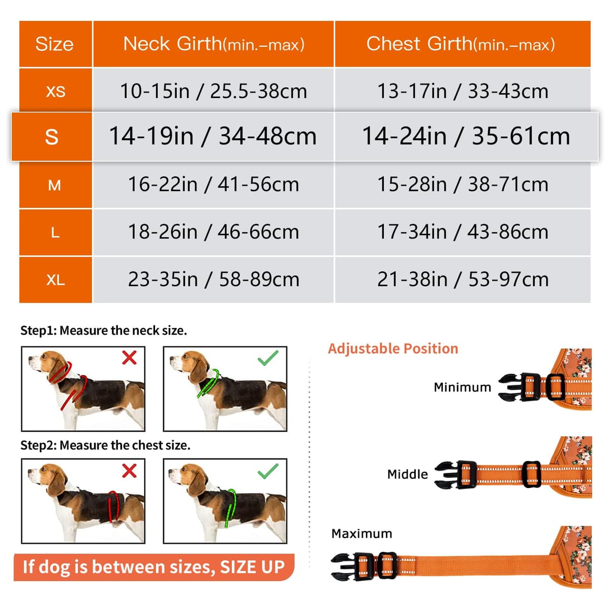 HEELE Dog Harness Medium No Pull Dog Vest Harness with Soft Handle Reflective Pet Harness for Outdoor Training Walking, Black, M — view 62