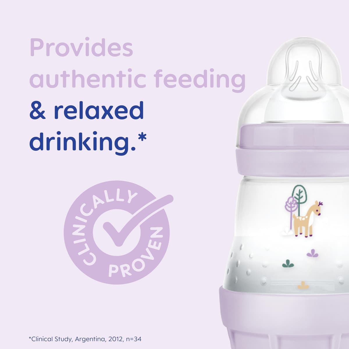 MAM Easy Start Anti-Colic Baby Bottles | 3 Pack (3 x 260) | Self-Sterlising Baby Milk Bottle | Medium Flow MAM Teats Size 2 | Newborn Essentials | Linen (Various Designs) — view 12