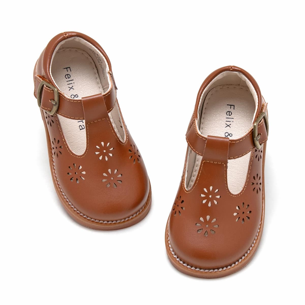 Felix & Flora Toddler Little Girl Mary Jane Dress Shoes - Ballet Flats for Girl Party School Shoes — view 31