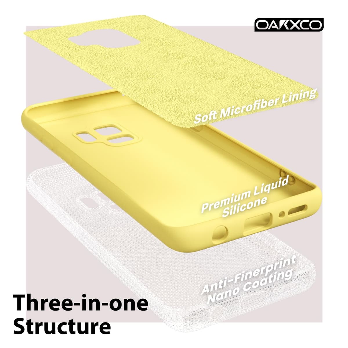 oakxco for Samsung Galaxy S24 Ultra Phone Case Liquid Silicone, Thin Slim Soft Rubber Gel TPU Plain Simple Cover for Women Girl Cute, Matte Solid Color, Brown Khaki Nude — view 493