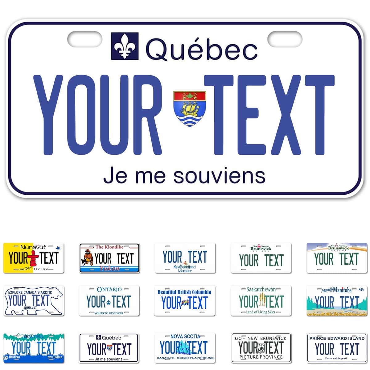 Alberta License Plate, 6"×12" Custom License Plate — view 48