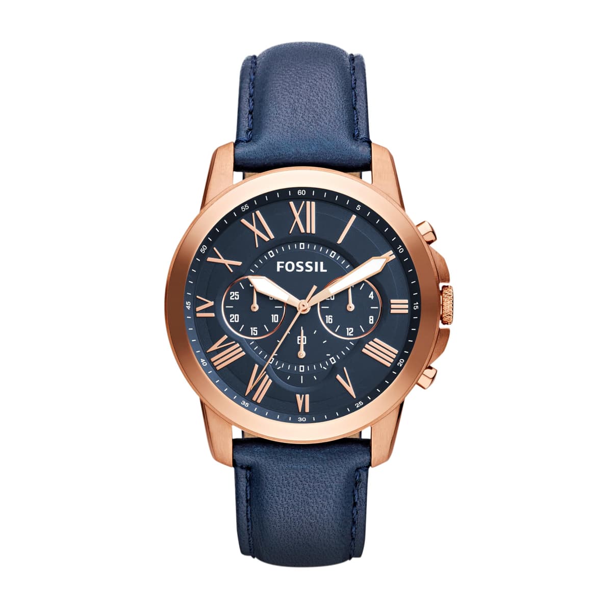 Fossil Men's Watch, Grant Quartz Stainless Steel Chronograph Watch for Men — view 8