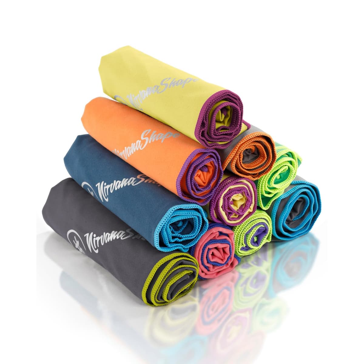 NirvanaShape Toalla de Microfibra | 14 Colores | 8 Dimensiones | Toalla de Viaje Ligera, Absorbente y de Secado Rápido | Toalla de Baño para Viajes | Ideal para Playa, Camping, Yoga y Sauna — view 12