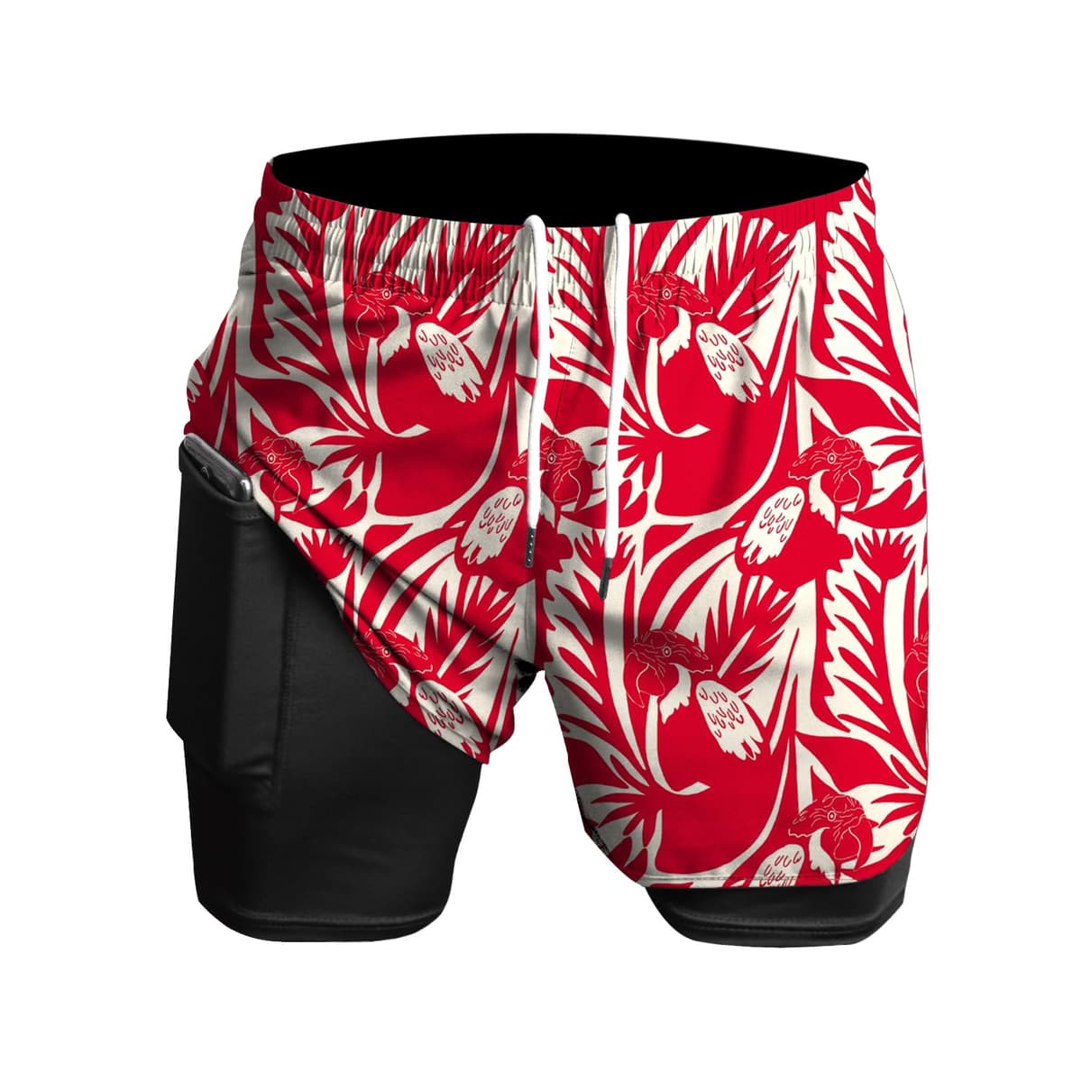 Rane Sports Men's 2 in 1 Running Shorts Ideal for Gym, Athletics, Outdoor Training — view 10