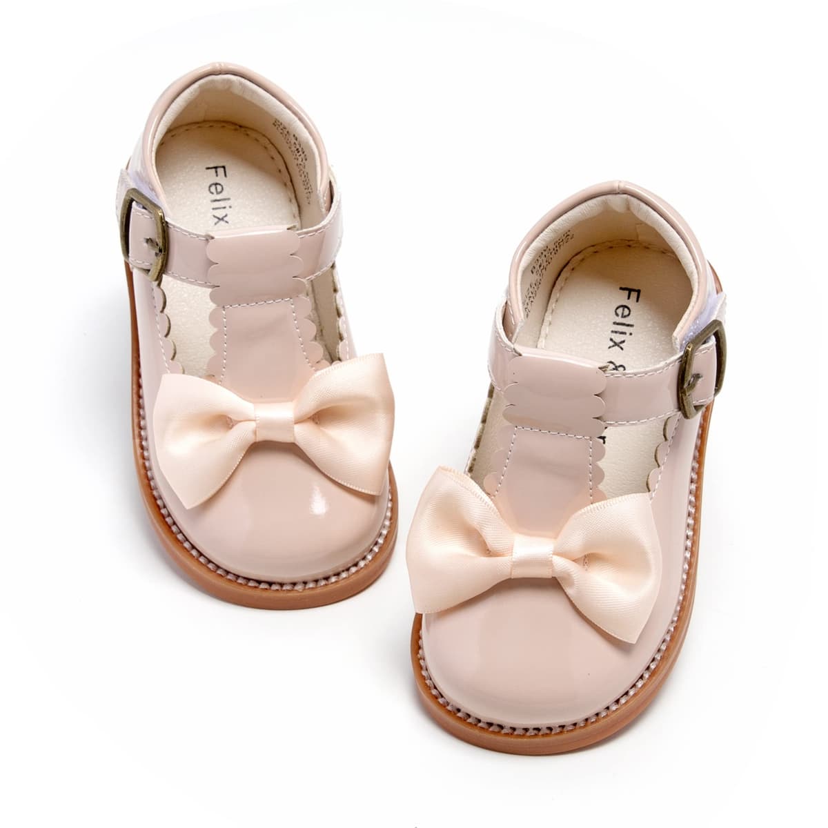Felix & Flora Toddler Little Girl Mary Jane Dress Shoes - Ballet Flats for Girl Party School Shoes — view 81