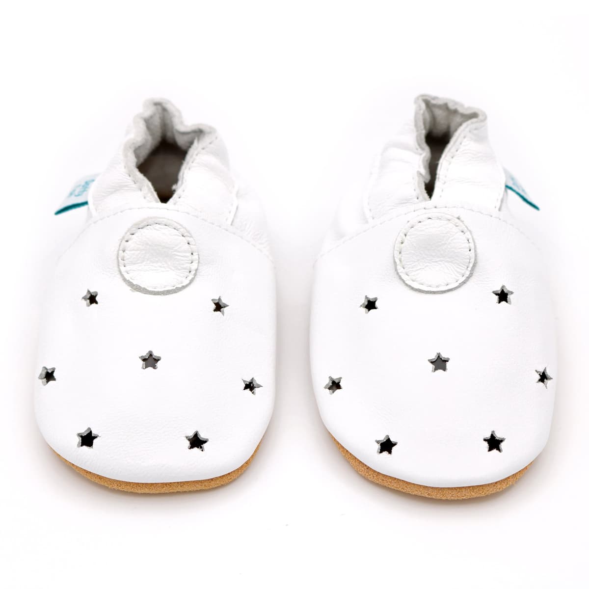 Dotty Fish Soft Sole Leather Baby & Toddler Shoes – Barefoot, Non-Slip, Lightweight & Flexible, Elasticated Ankles - Unisex Boys & Girls, UK Brand, Podiatry Approved — view 12