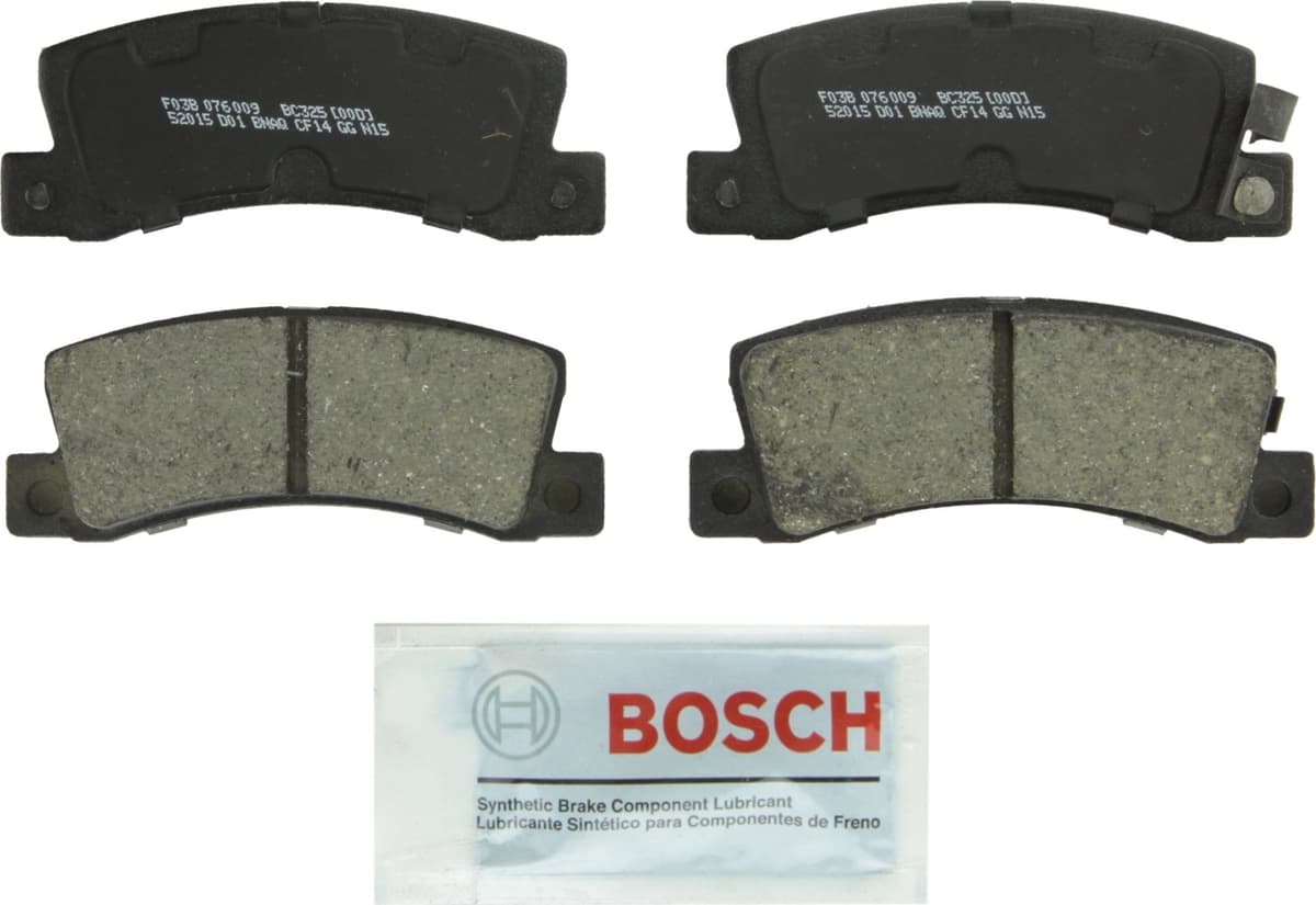 Bosch BC914 QuietCast Premium Ceramic Disc Brake Pad Set For: Acura ILX; Honda Accord, Civic, CR-V, Element, Fit, Front — view 249
