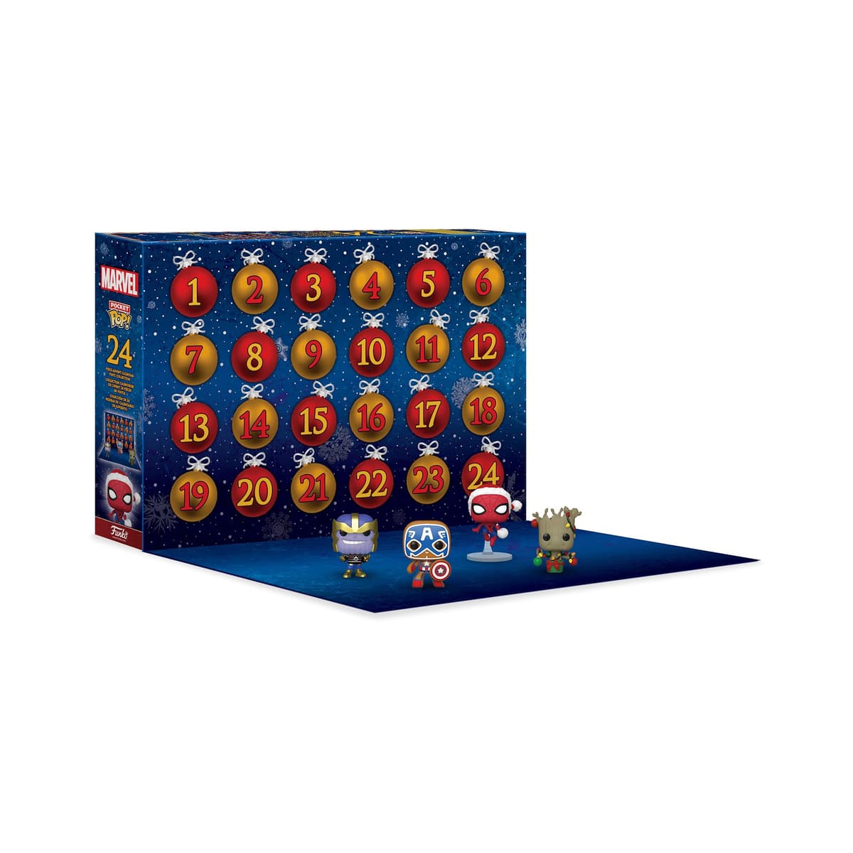 Funko Advent Calendar: Marvel Holiday - Groot - Marvel Comics - Cómics Marvel - 24 Días de Sorpresas - Minifigura de Vinilo Coleccionables - Caja Misteriosa - Idea de Regalo - Holiday Xmas — view 4