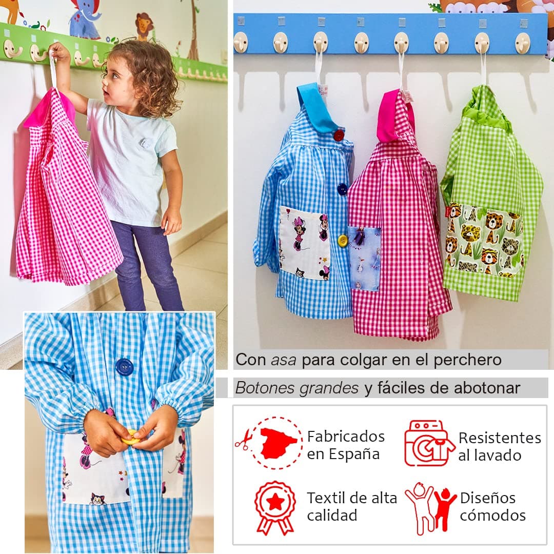 Babi cuadros guardería Bata colegio bebé-niños — view 2