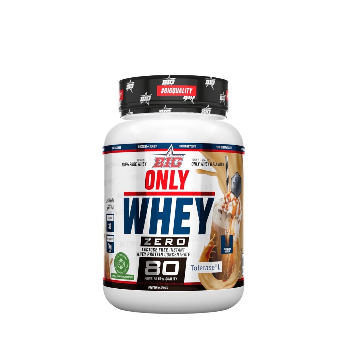 BIG - Proteinas Whey - Proteina en Polvo para Desarrollo de Masa Muscular y Recuperación - Materia Prima Premium - Whey Protein Sin Lactosa, Sin Azúcar, Sin Grumos (1Kg, Cacaolat) — view 29