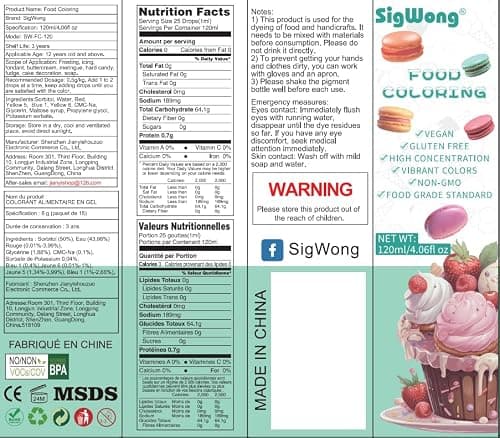 Food Coloring - 120ml Teal Liquid Food Coloring, Upgraded Vibrant Tasteless Food Dye for Baking, Cooking, Dessert Decorating, Icing, Fondant, Cookies, Easter Egg, Making DIY Supplies - 4.06 Fl.Oz Bottles