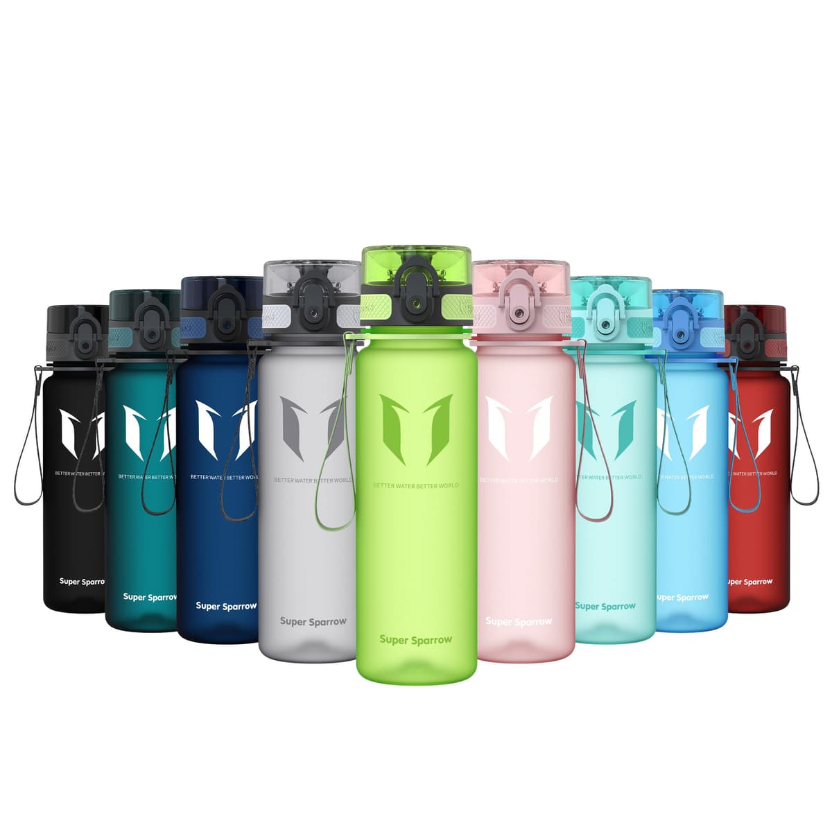 Super Sparrow Botella de Agua Deportiva -350ml & 500ml & 750ml & 1000ml - Sin BPA