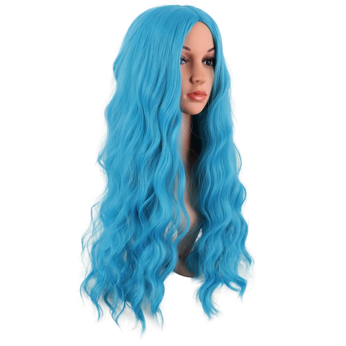 Mapofbeauty 32 Pulgadas/80cm de Luz Rubia Pelo Largo Rizado Ondulado Peluca Cosplay Peluca — view 103