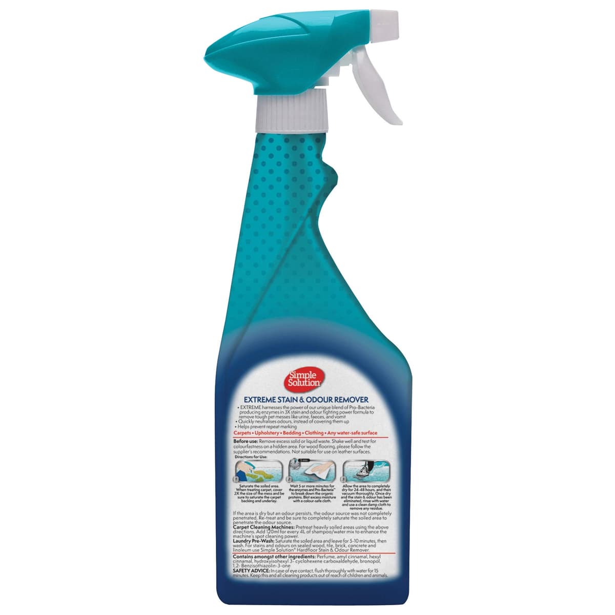 Simple Solution Extreme Dog Stain and Odour Remover, Enzymatic Cleaner with 3X Pro-Bacteria Cleaning Power - 500ml — view 2