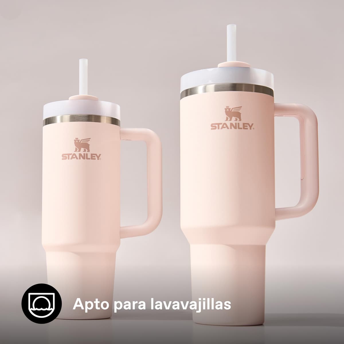 STANLEY Quencher H2.0 FlowState Tumbler 1.2L - Termo Conserva el Frío 11 Horas - Helada Durante 48 Horas - Botella Agua Acero Inoxidable - Taza Termica - Vaso Termico Sin BPA - Rose Quartz — view 9