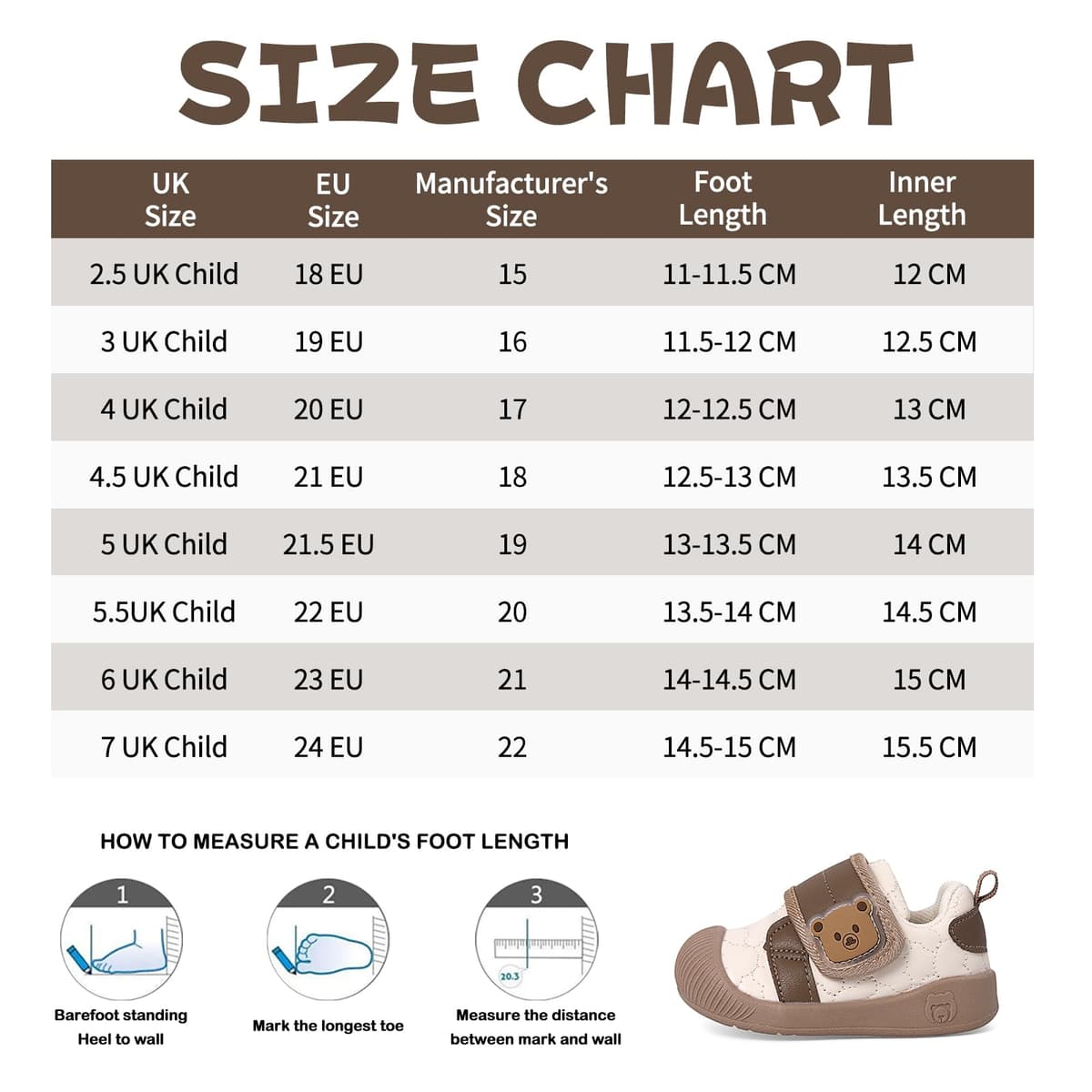 MASOCIO Baby Boy Girl First Walking Shoes Infant Toddler Trainers Rubber Anti-Slip Prewalker Shoes — view 7