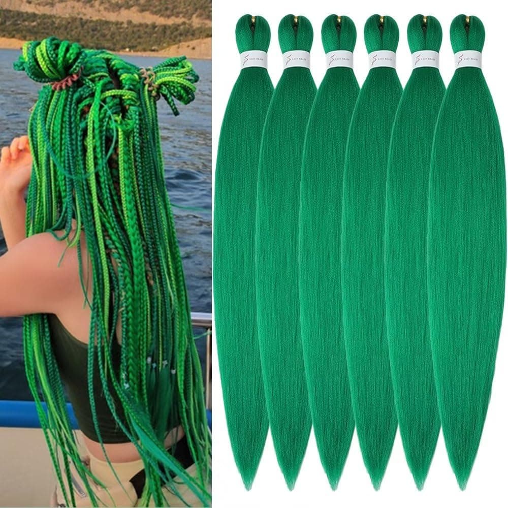 YDDM Capelli Per Treccine Africane Azul Extension Treccine Texture Yaki Easy Install per Principianti 26 Pollici 3 Pezzi Capelli Leggeri e Naturali per Box Braids, Twist e Crochet — view 47