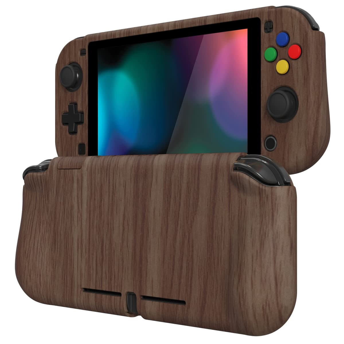 playvital ZealProtect Protective Case for Nintendo Switch Lite, Hard Shell Grip Cover for Nintendo Switch Lite w/Screen Protector & Thumb Grip Caps & Button Caps - Antique Yellow — view 56